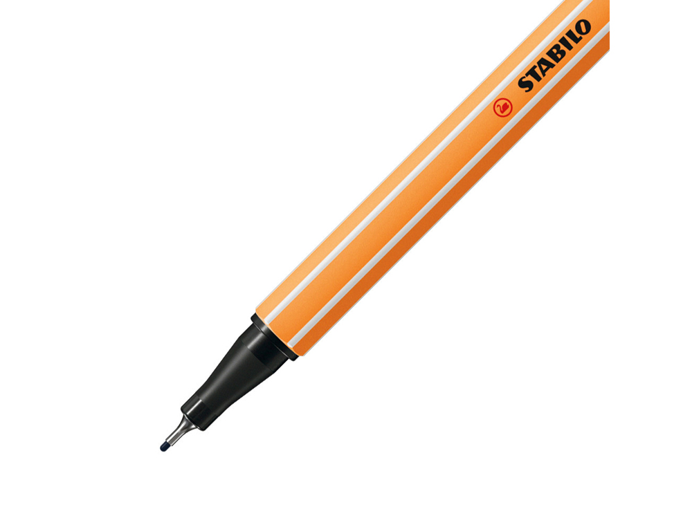 ROTULADOR STABILO PUNTA DE FIB RA POINT 88 GRIS PAYNES INTENSO PUNTA FINA 0,4MM
