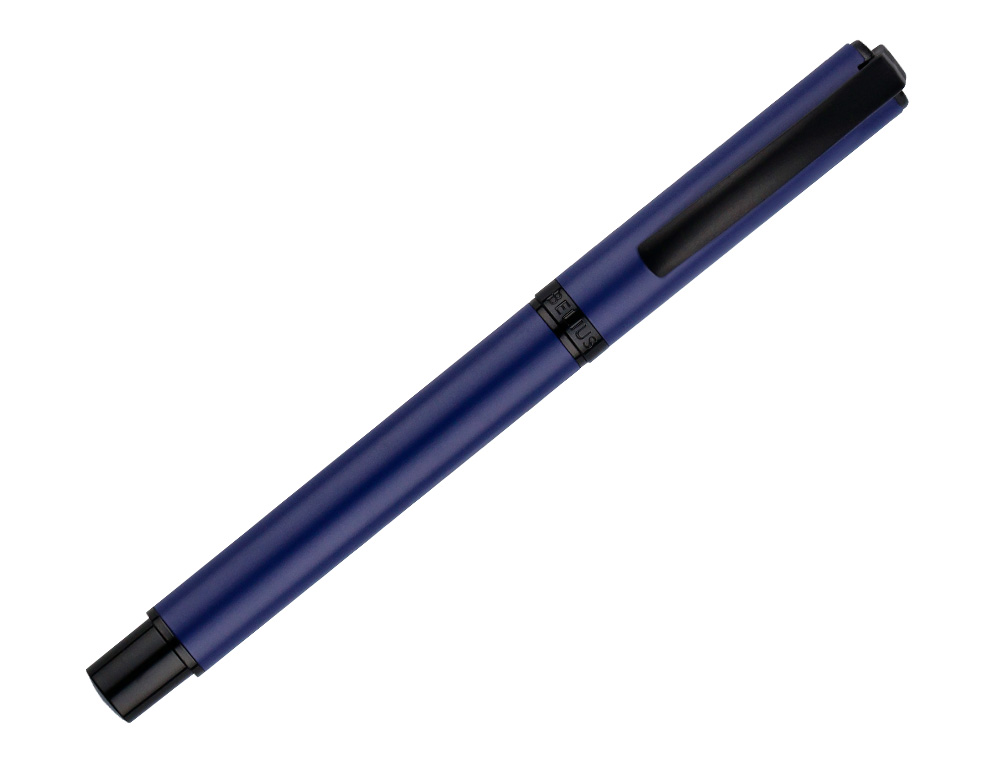 ROLLER BELIUS TURBO ALUMINIO COLOR AZUL Y NEGRO TINTA AZUL CAJA DE DISEO
